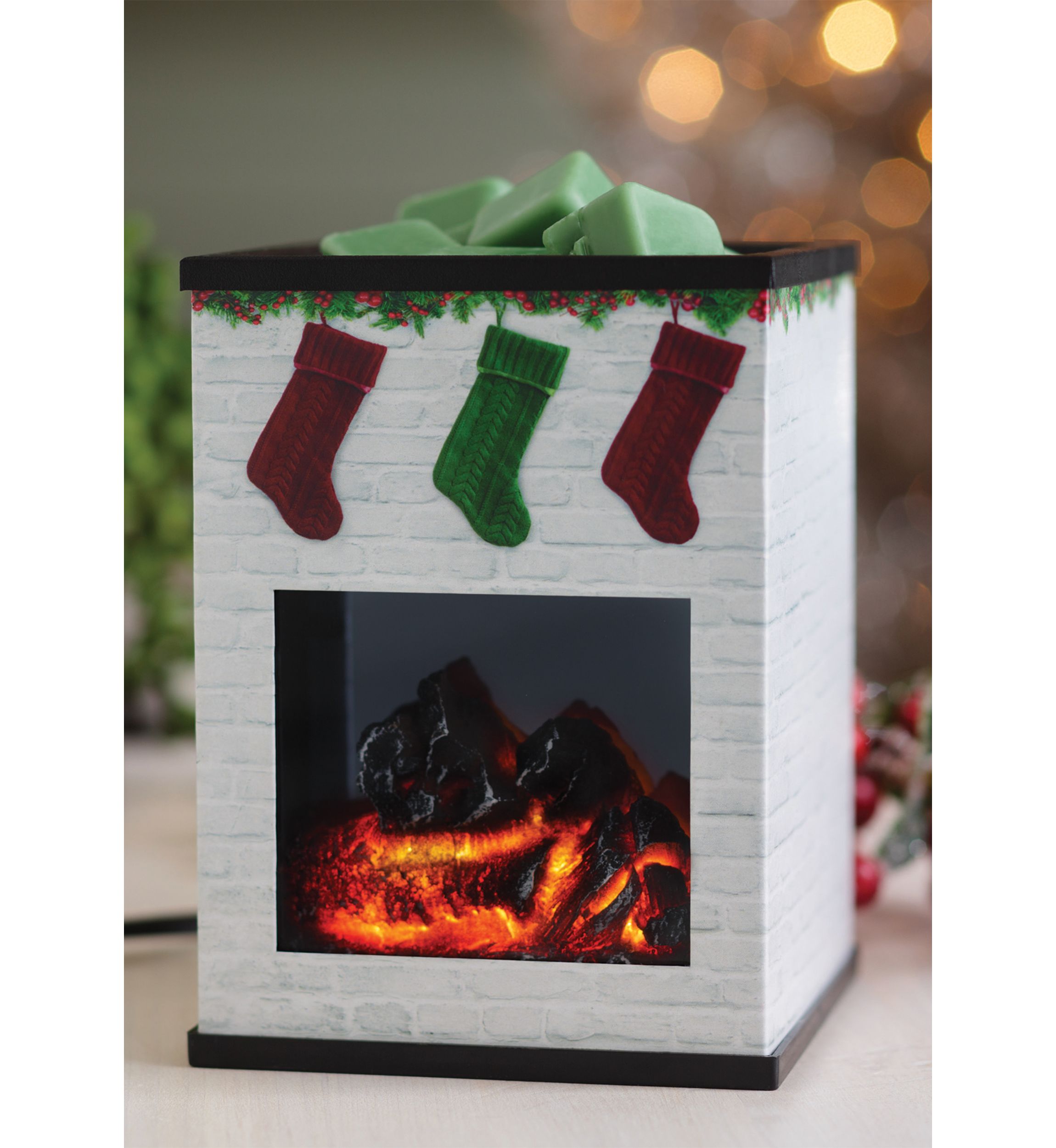 Holiday Fireplace Illumination Fragrance Warmer