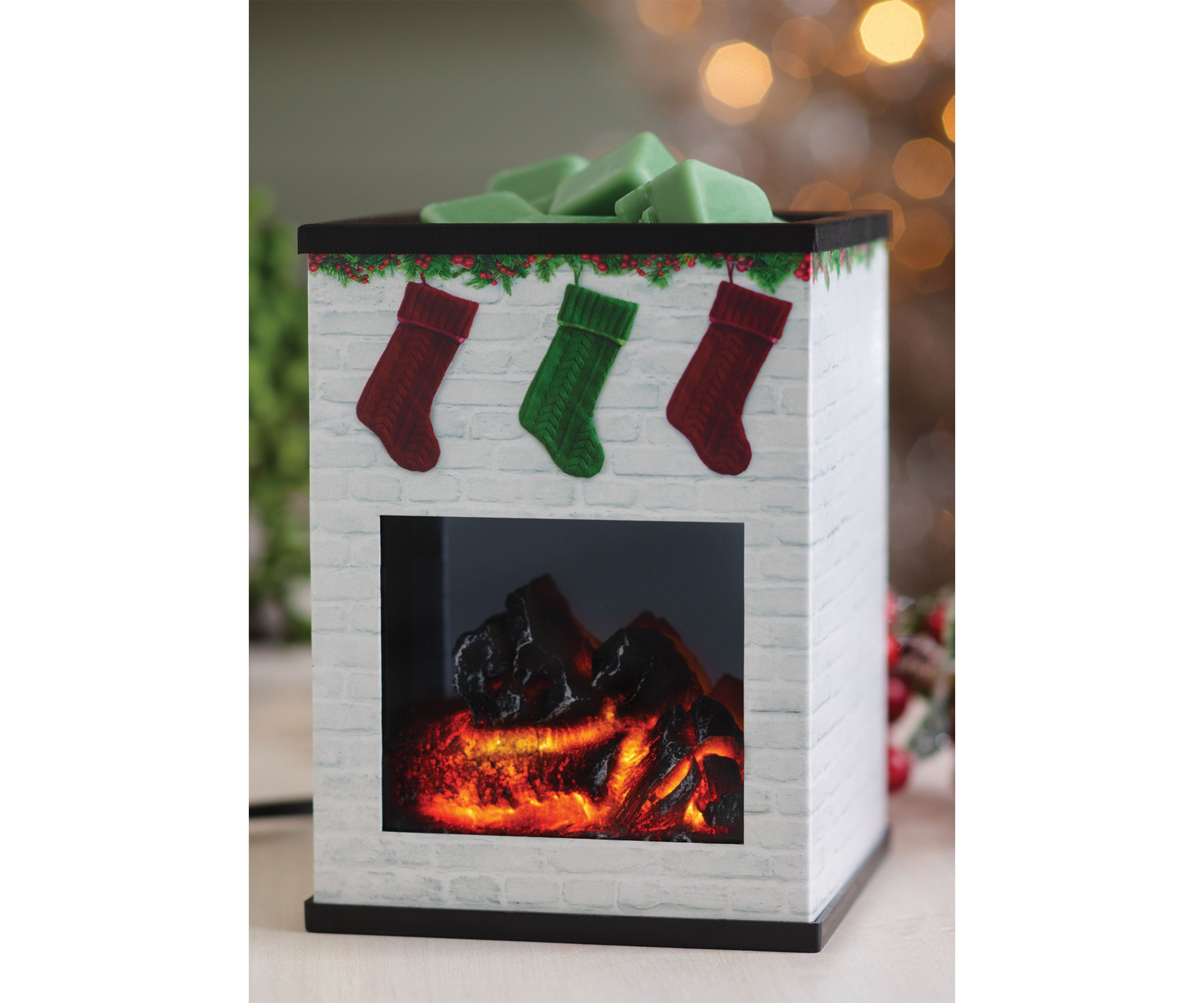 Holiday Fireplace Illumination Fragrance Warmer