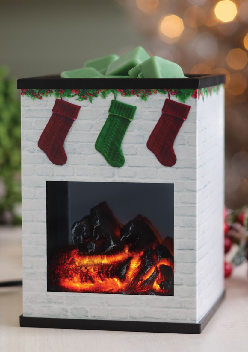 Holiday Fireplace Illumination Fragrance Warmer