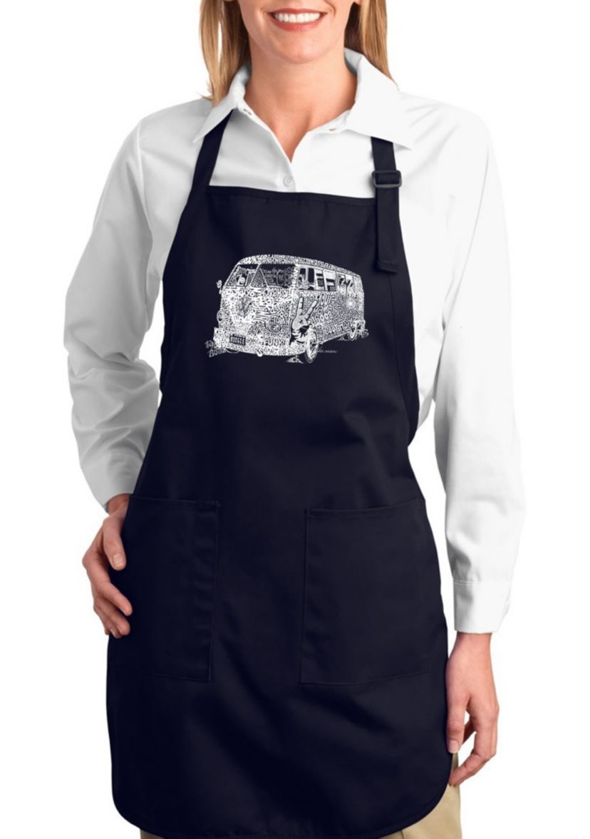 Full Length Word Art Apron - The 70s