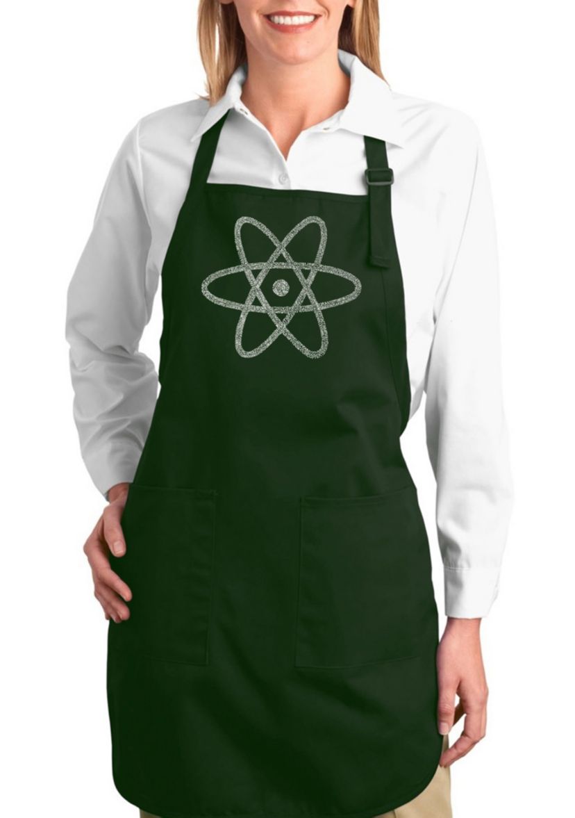 Full Length Word Art Apron - Atom