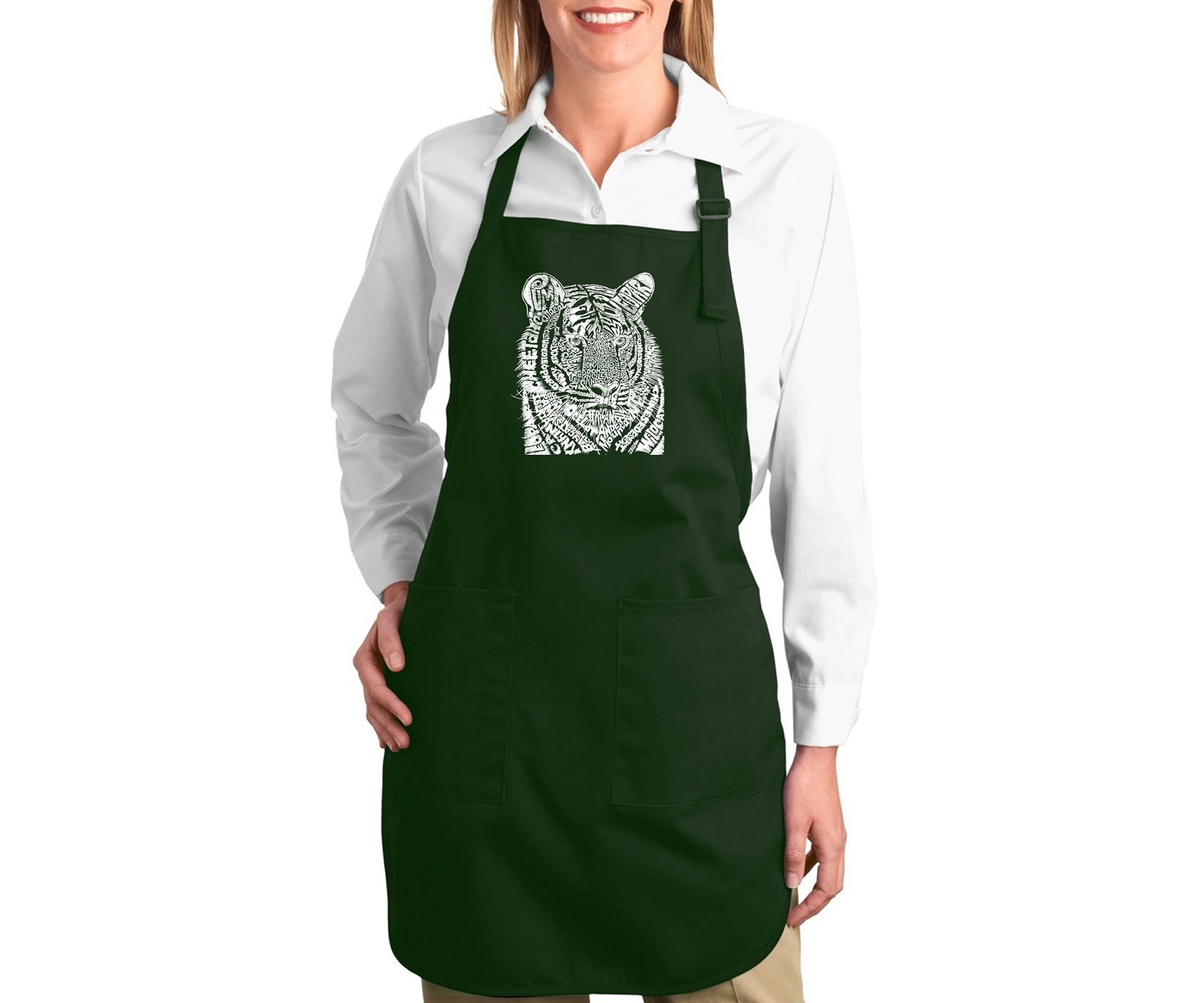 Full Length Word Art Apron - Big Cats