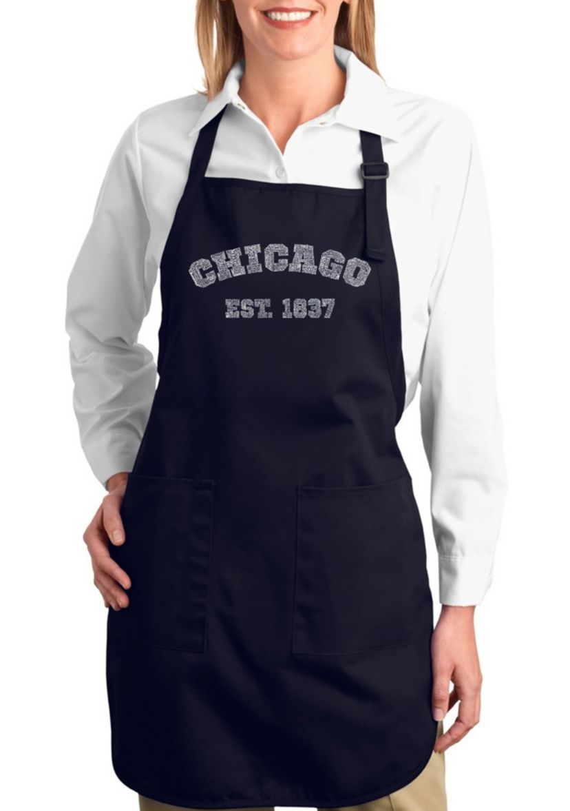 Full Length Word Art Apron - Chicago 1837