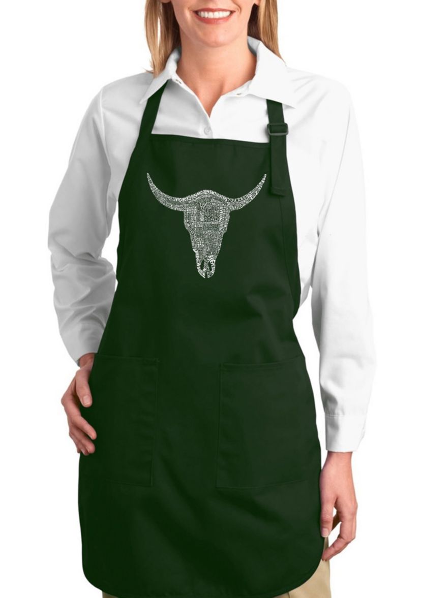 Full Length Word Art Apron - Country Musics All Time Hits