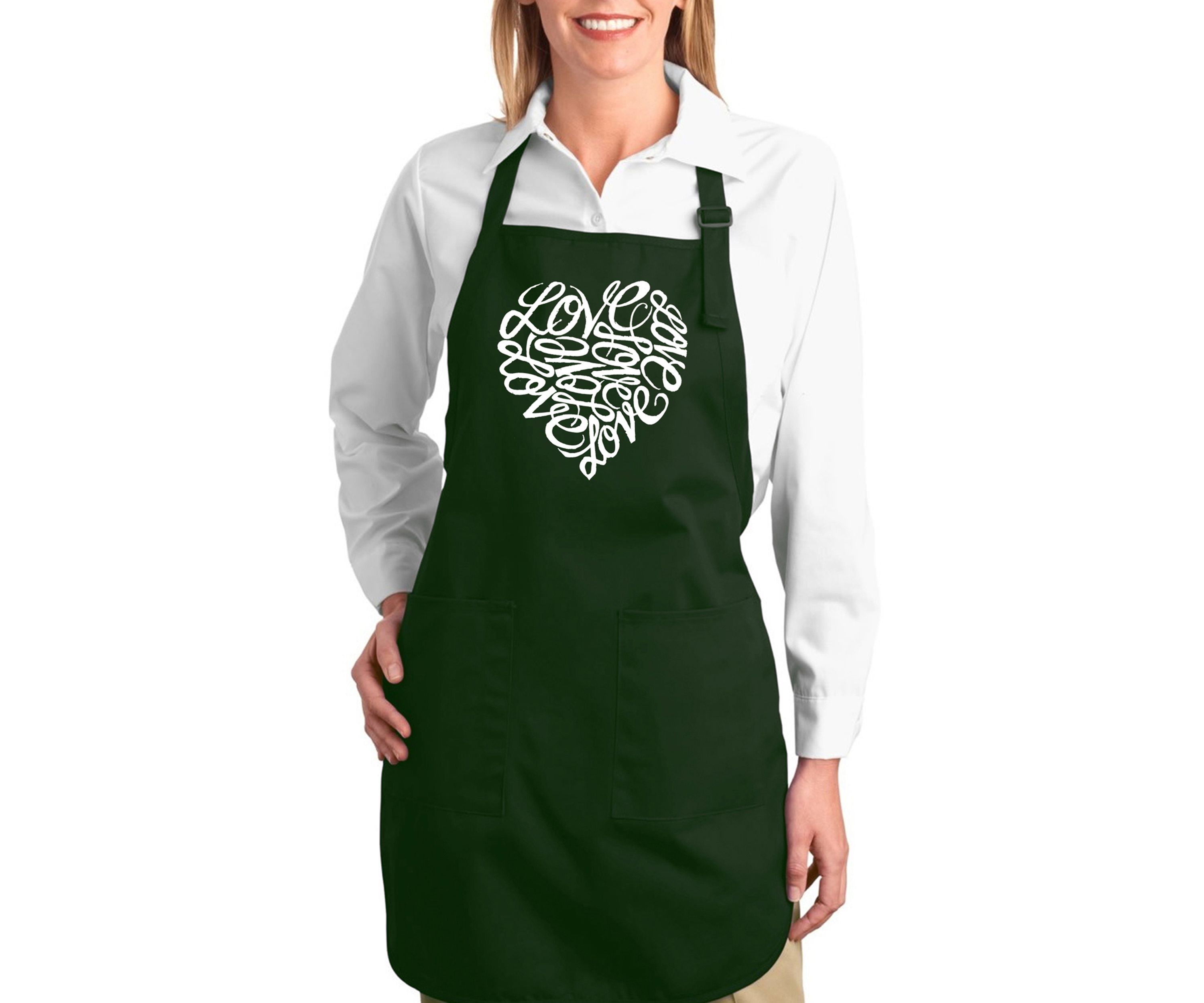 Full Length Word Art Apron - Love