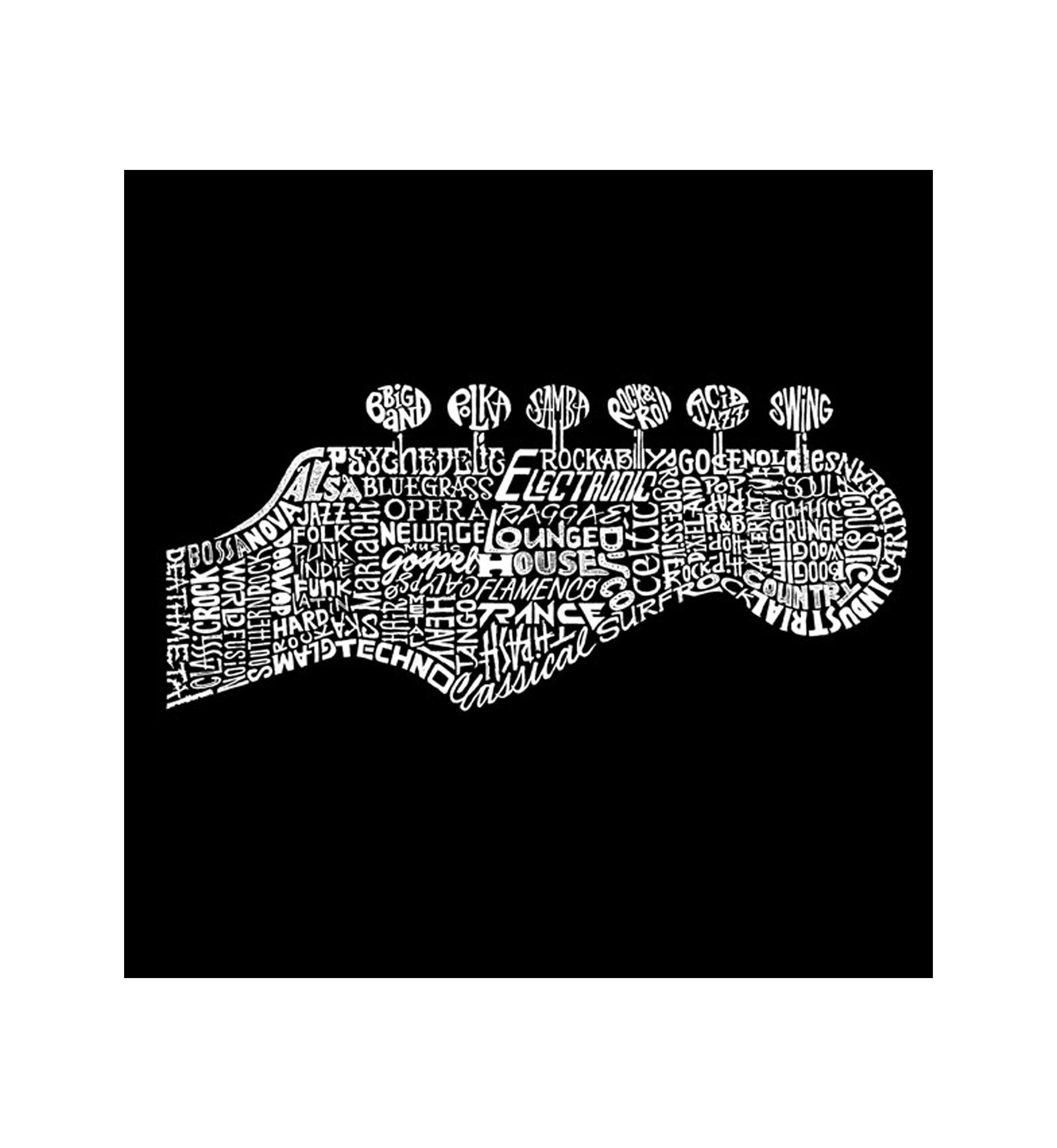 Full Length Word Art Apron - Guitar Head