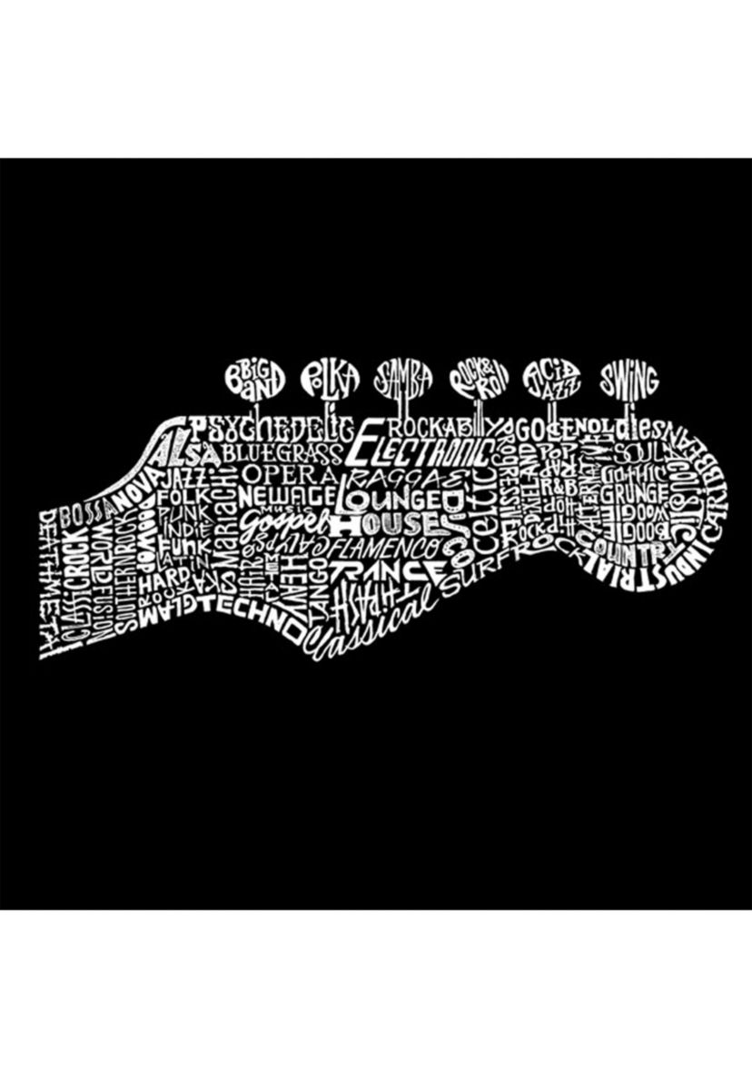 Full Length Word Art Apron - Guitar Head