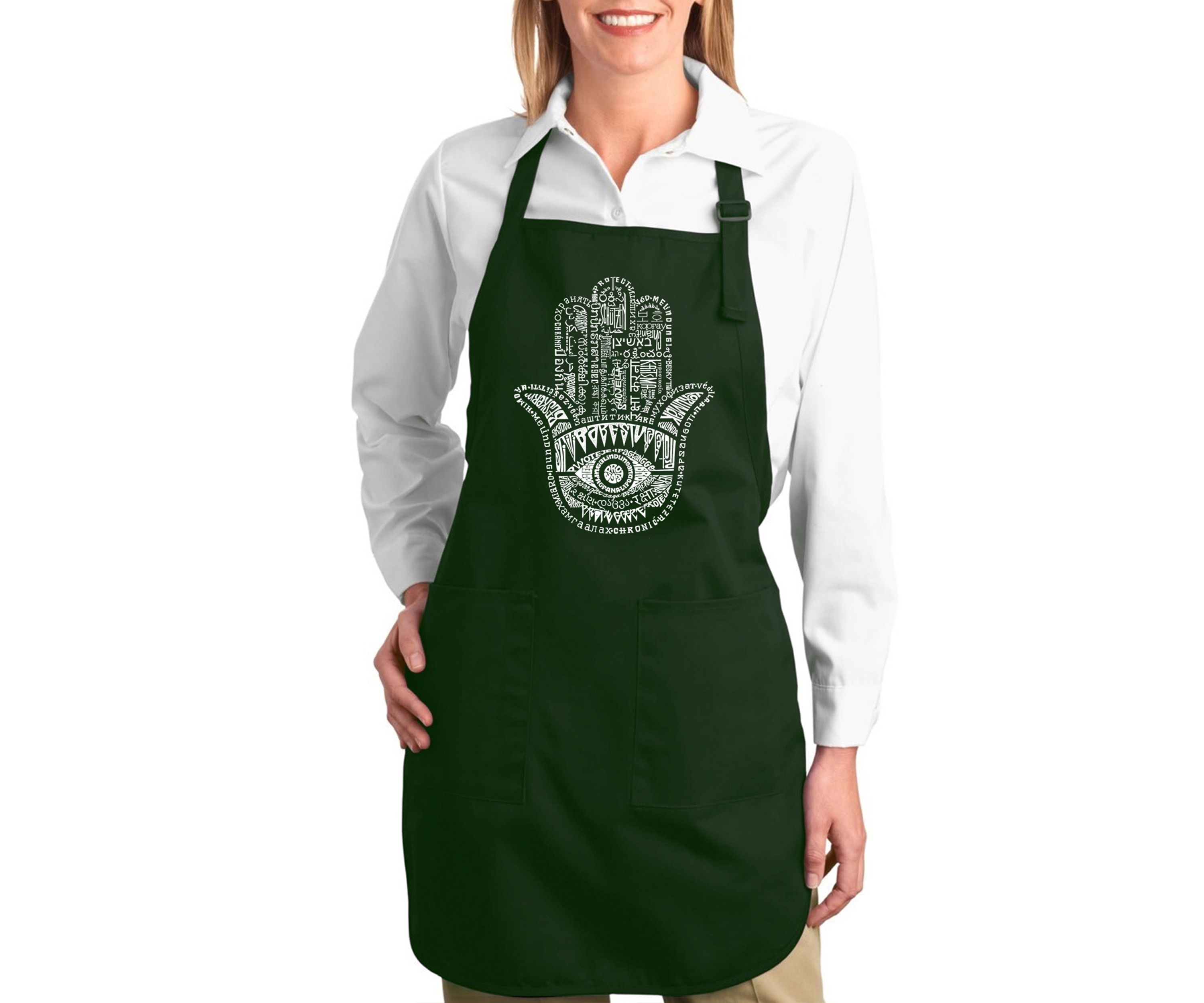 Full Length Word Art Apron - Hamsa