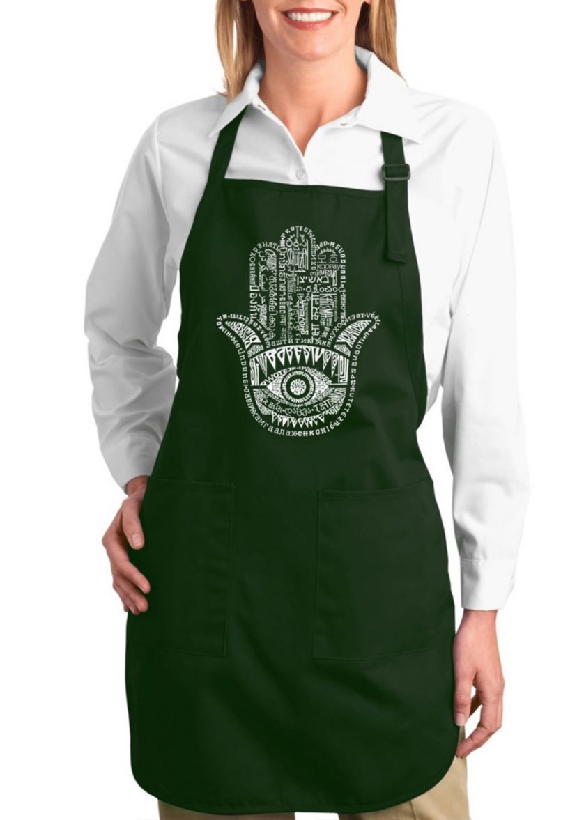 Full Length Word Art Apron - Hamsa