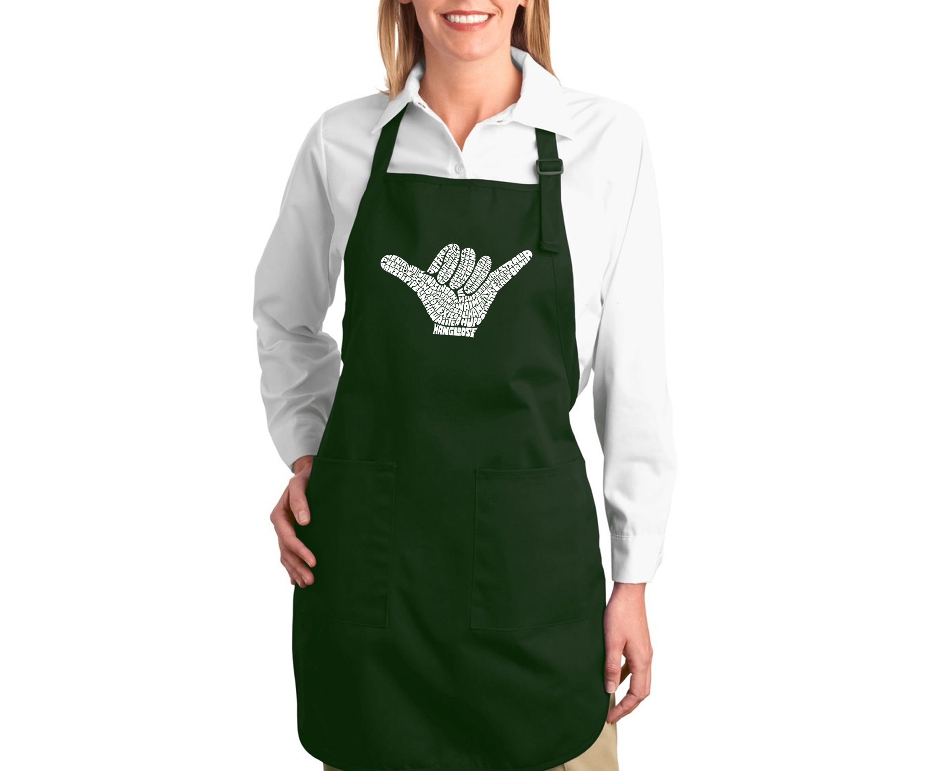 Full Length Word Art Apron - Top Worldwide Surfing Spots