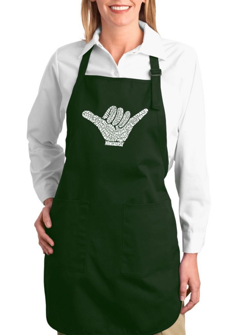 Full Length Word Art Apron - Top Worldwide Surfing Spots
