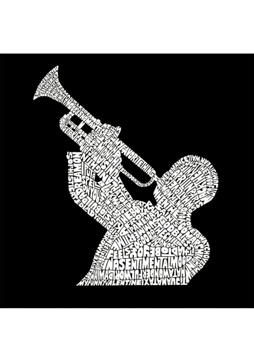 Full Length Word Art Apron - All Time Jazz Songs