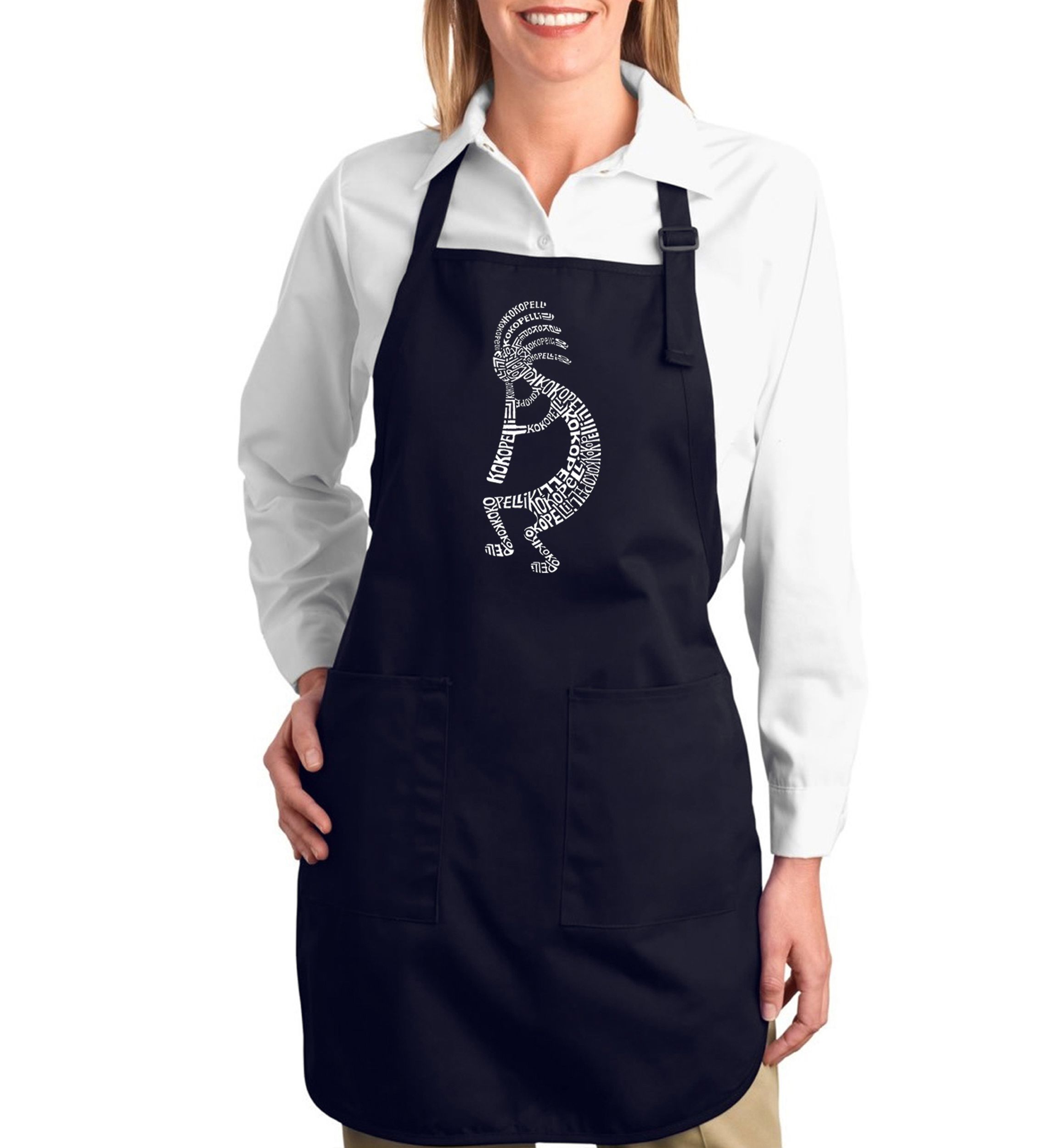 Full Length Word Art Apron - Kokopelli