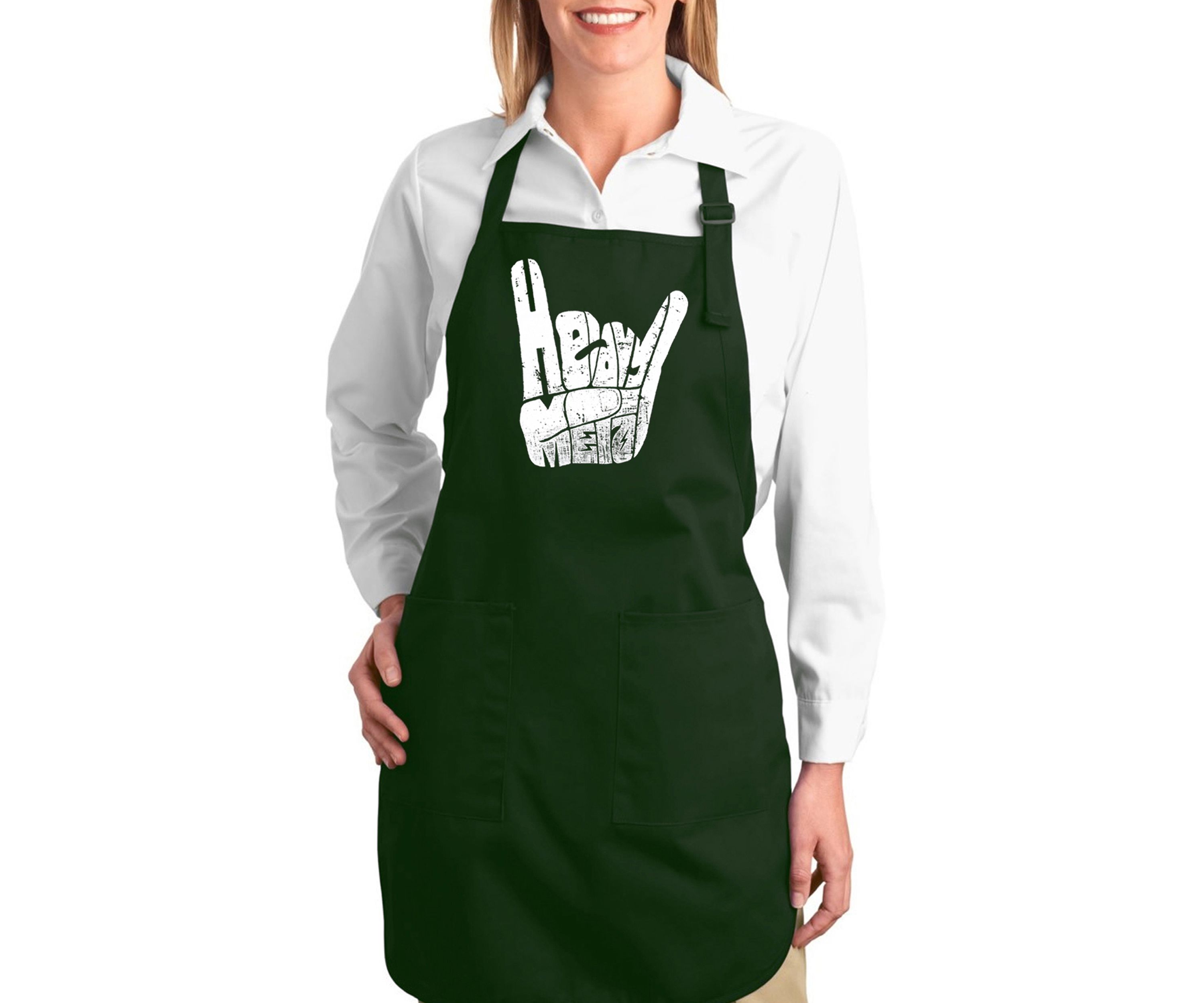 Full Length Word Art Apron - Heavy Metal