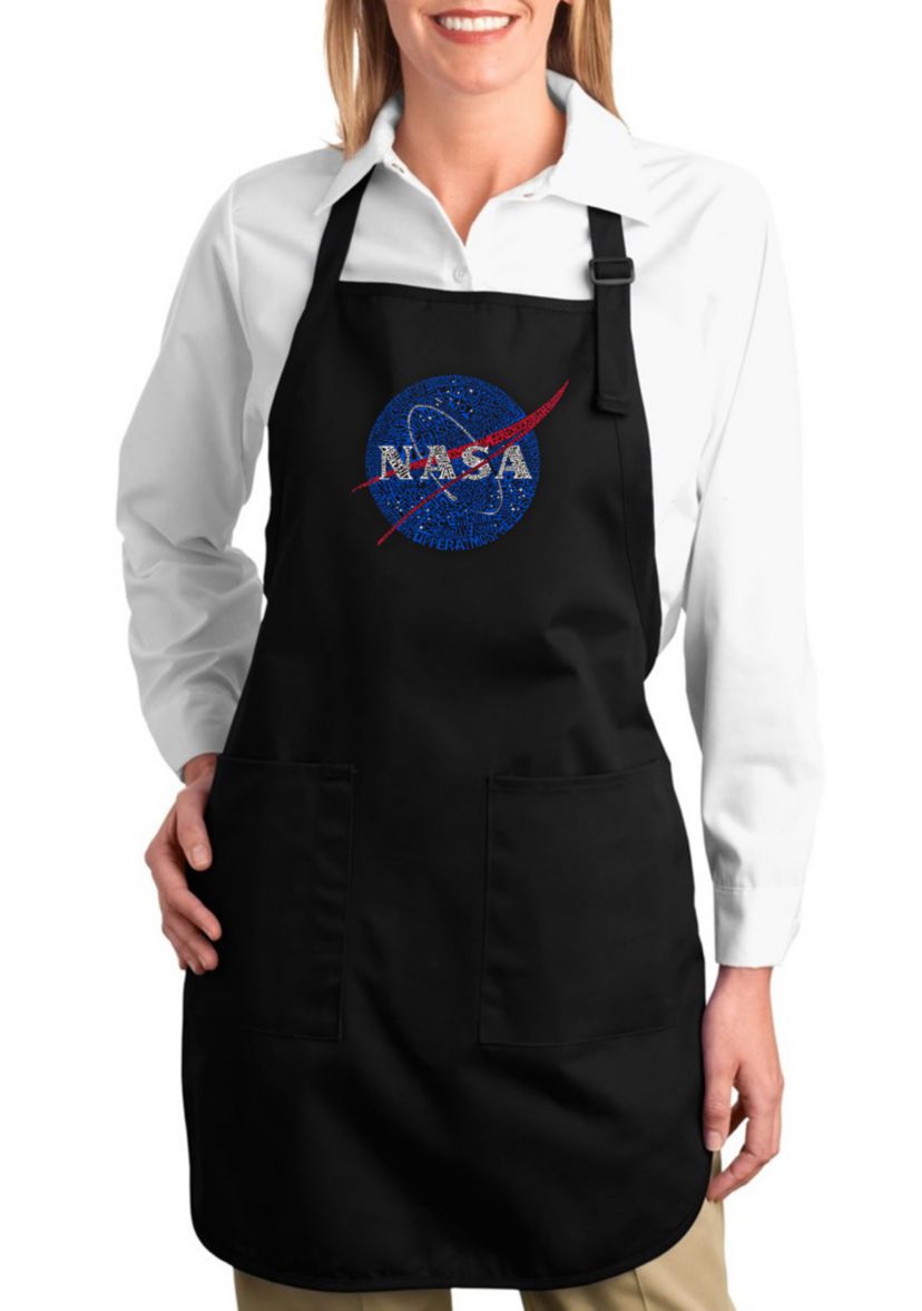 Full Length Word Art Apron - NASAs Most Notable Missions