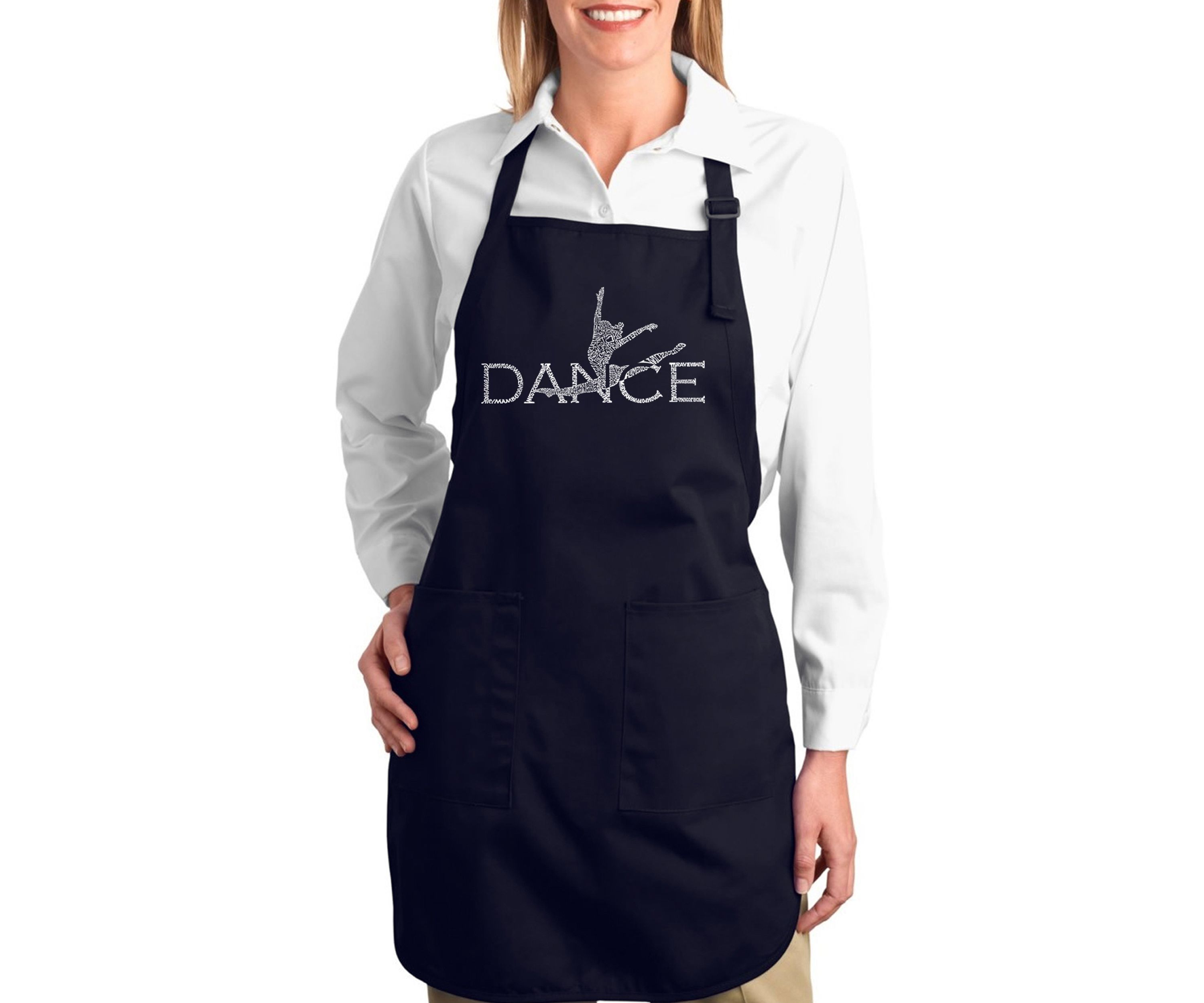 Full Length Word Art Apron - Dancer