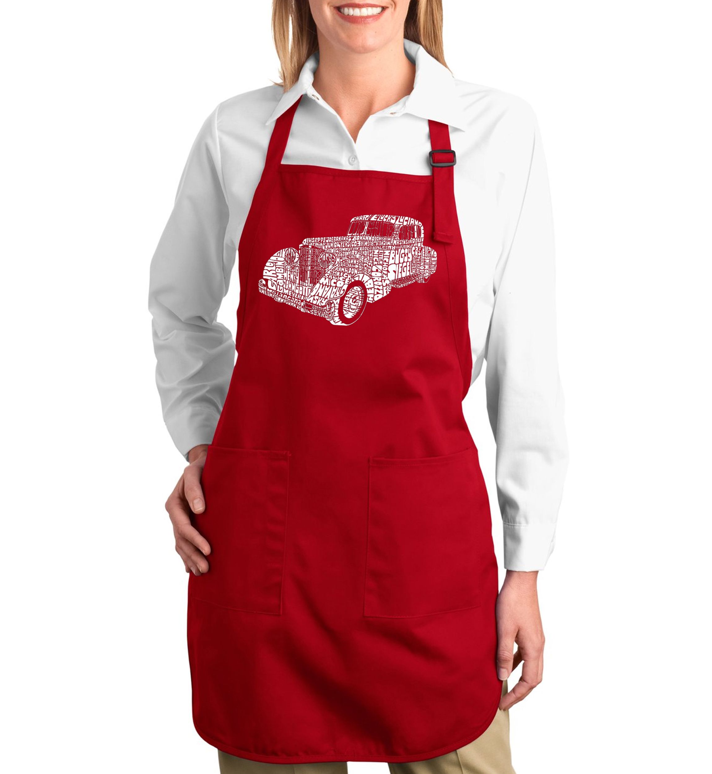 Full Length Word Art Apron - Mobsters