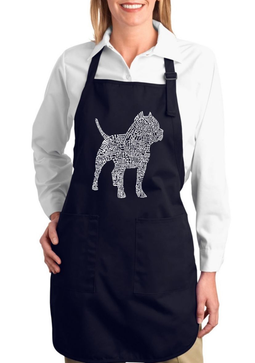 Full Length Word Art Apron - Pitbull