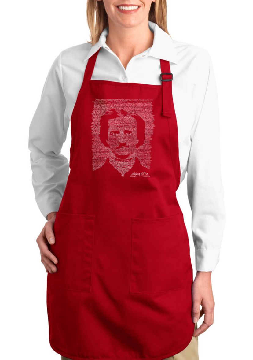Full Length Word Art Apron - Edgar Allen Poe - The Raven