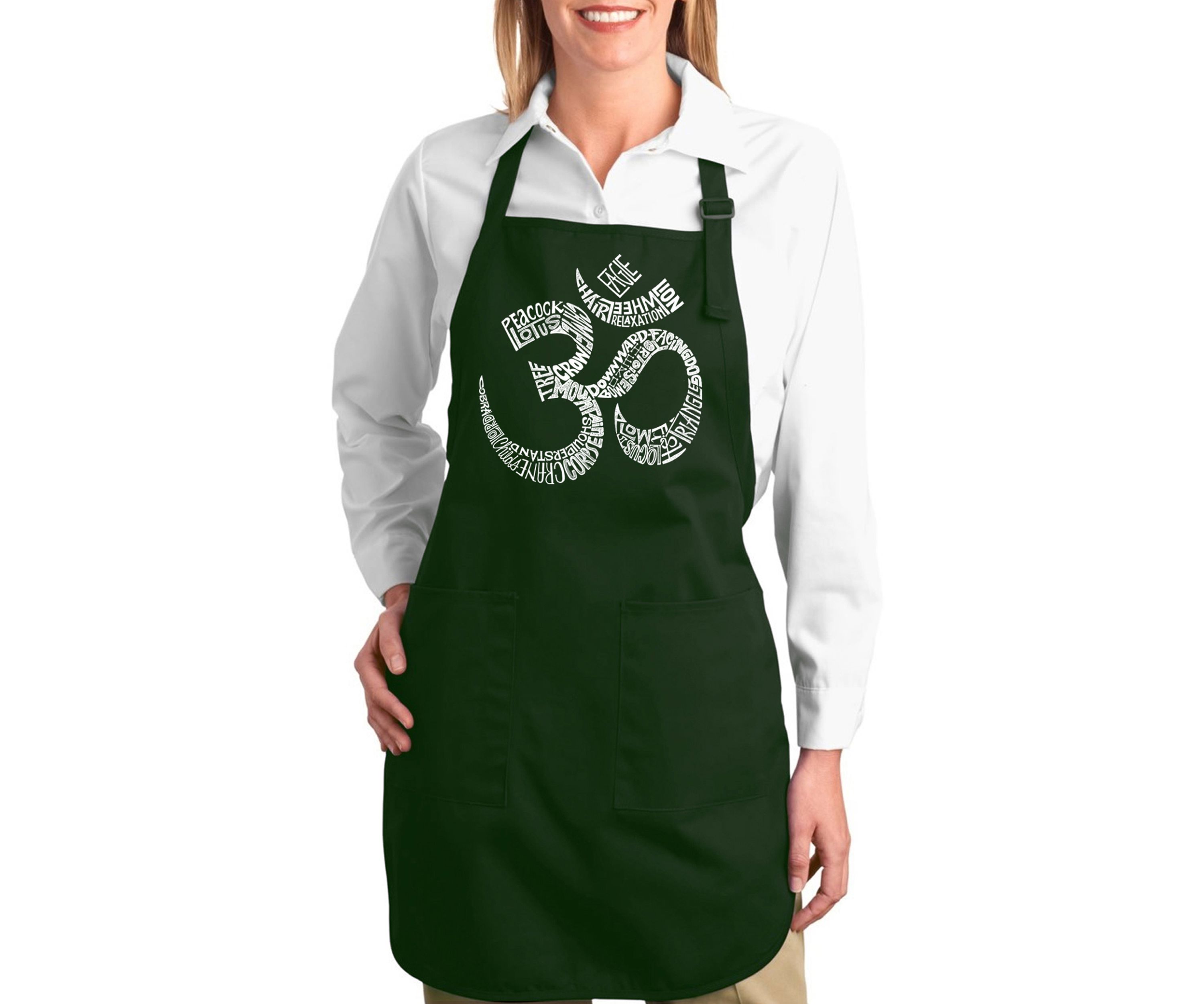 Full Length Word Art Apron - Poses Om