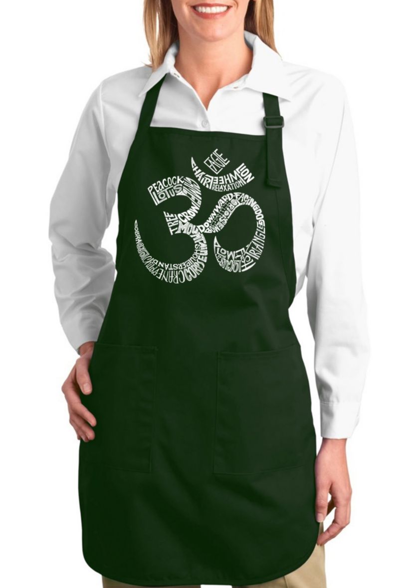 Full Length Word Art Apron - Poses Om