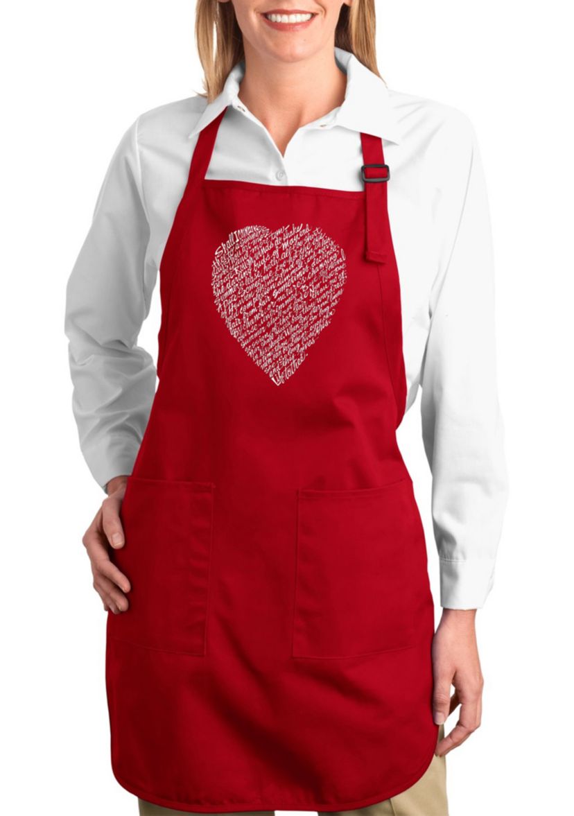 Full Length Word Art Apron - William Shakespeares Sonnet 18