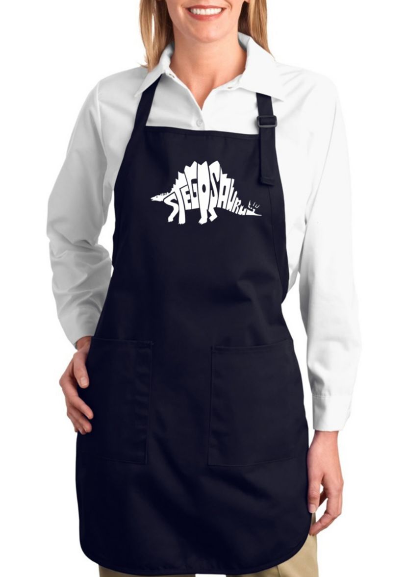 Full Length Word Art Apron - Stegosaurus