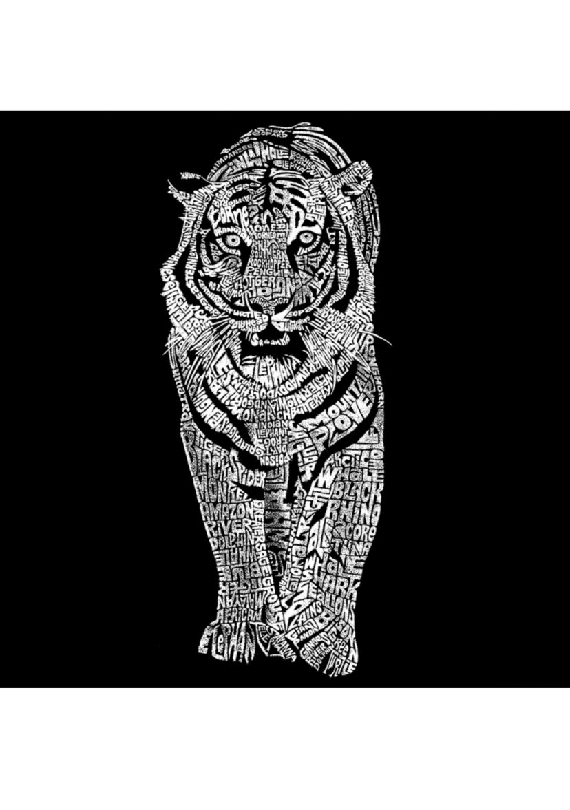 Full Length Word Art Apron - Tiger