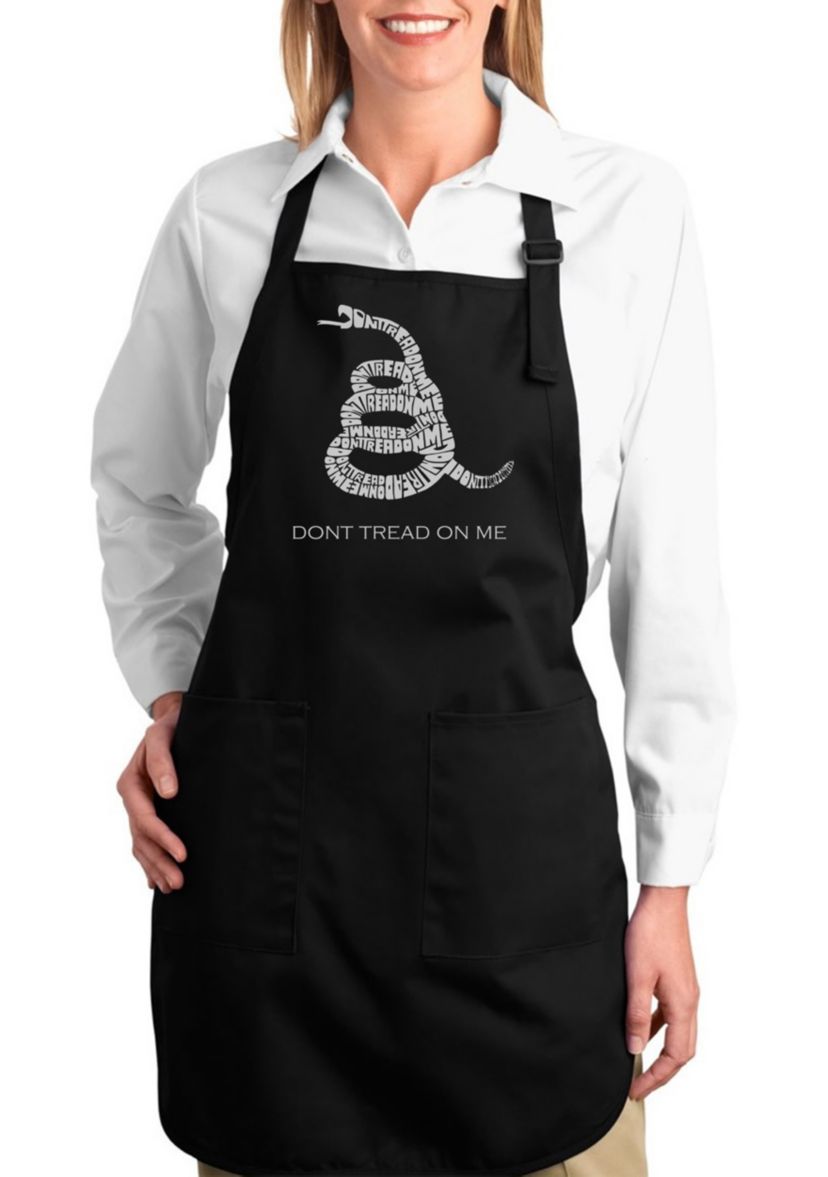 Full Length Word Art Apron - Don’t Tread On Me