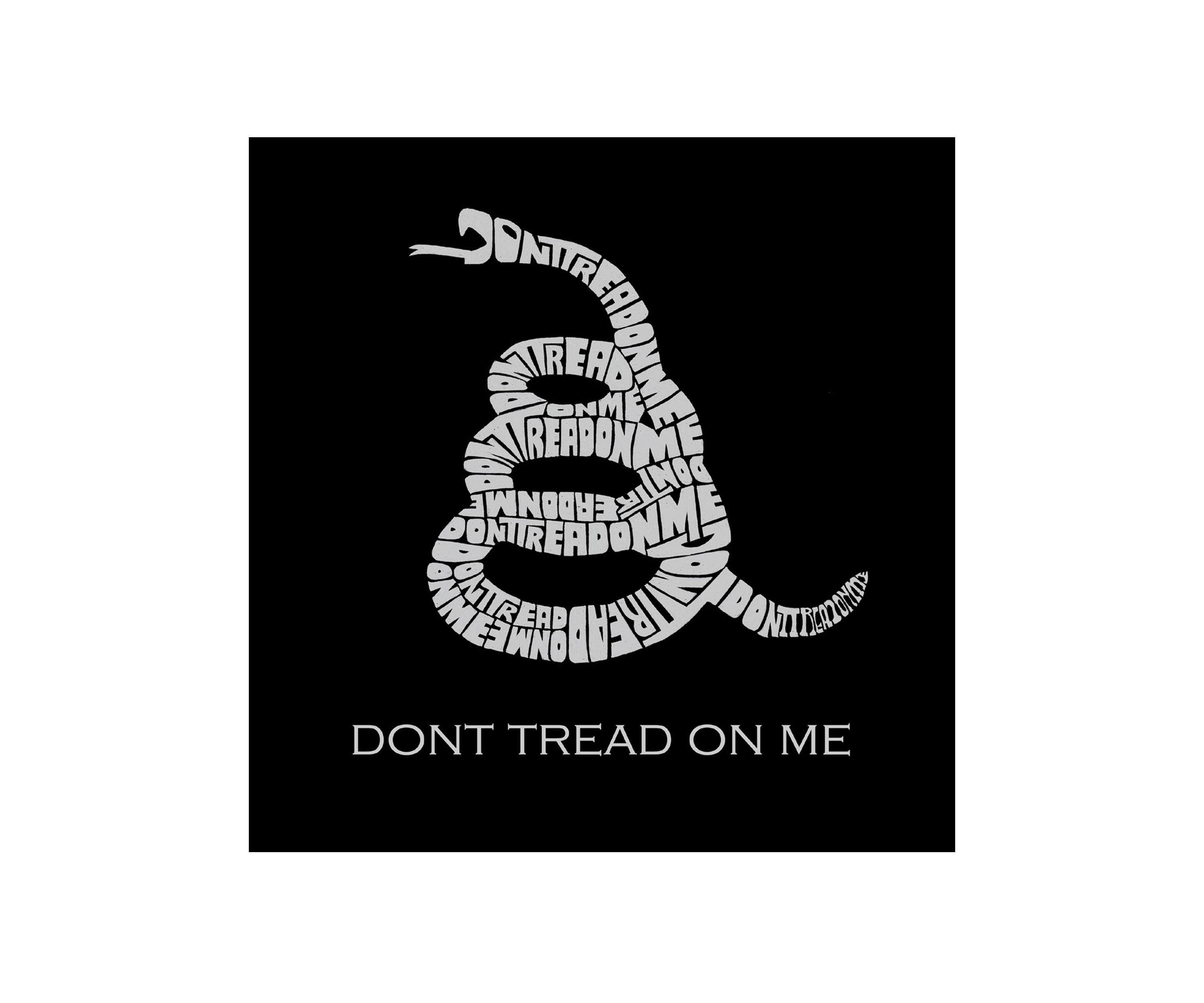 Full Length Word Art Apron - Don’t Tread On Me