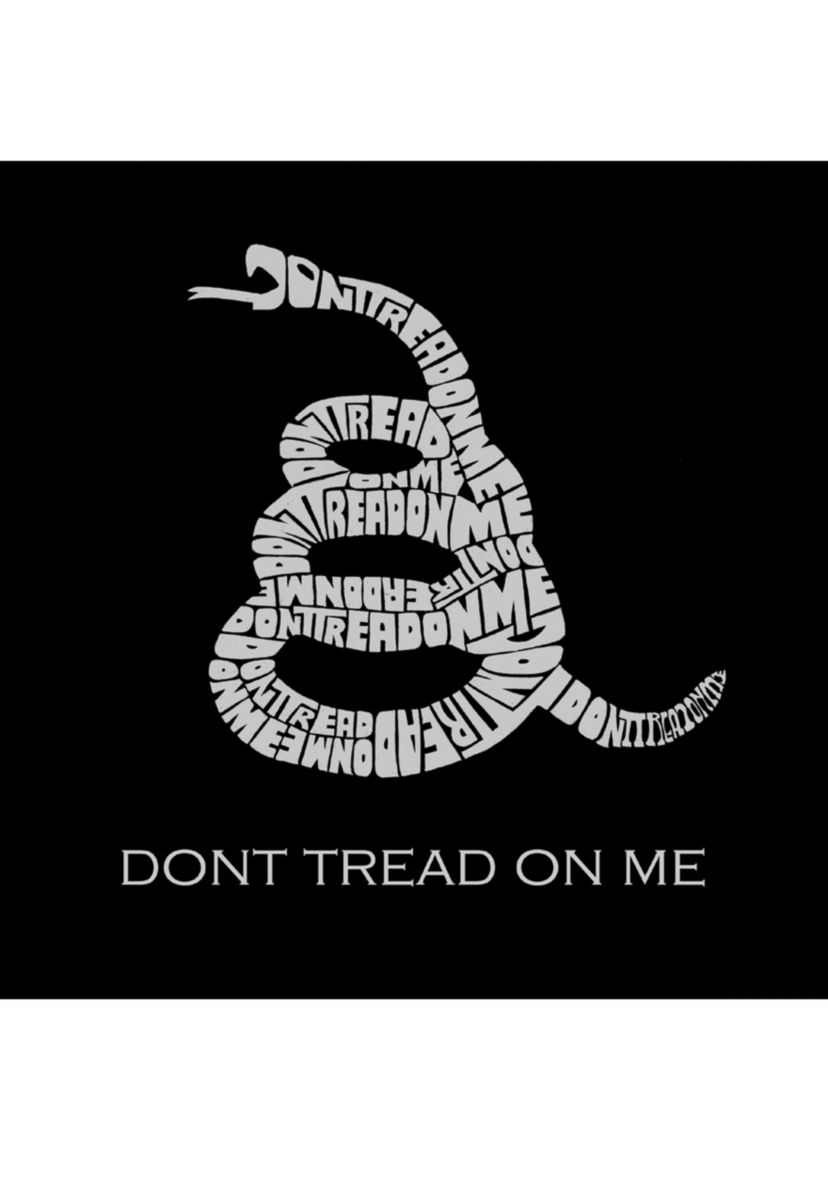 Full Length Word Art Apron - Don’t Tread On Me