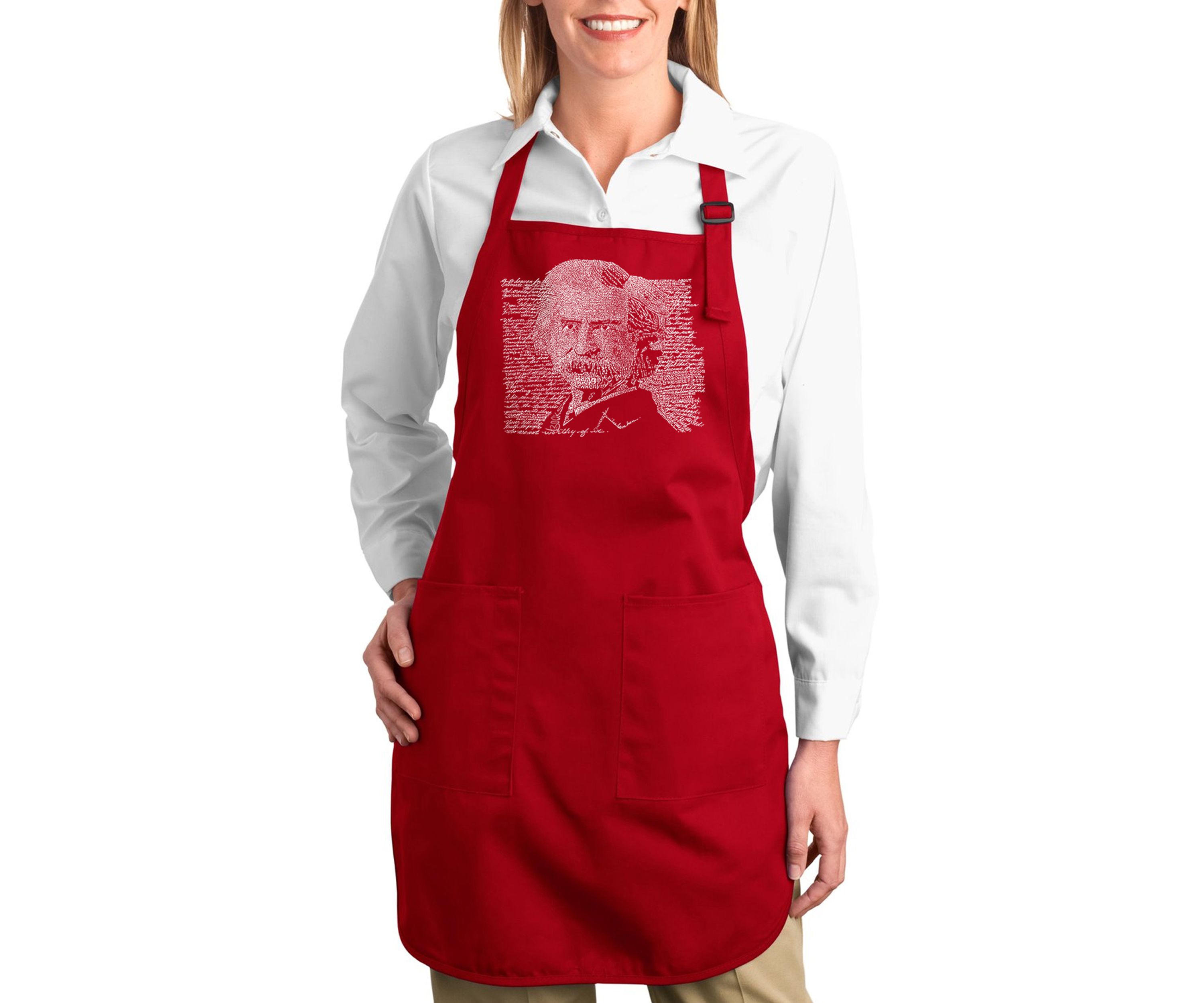 Full Length Word Art Apron - Mark Twain