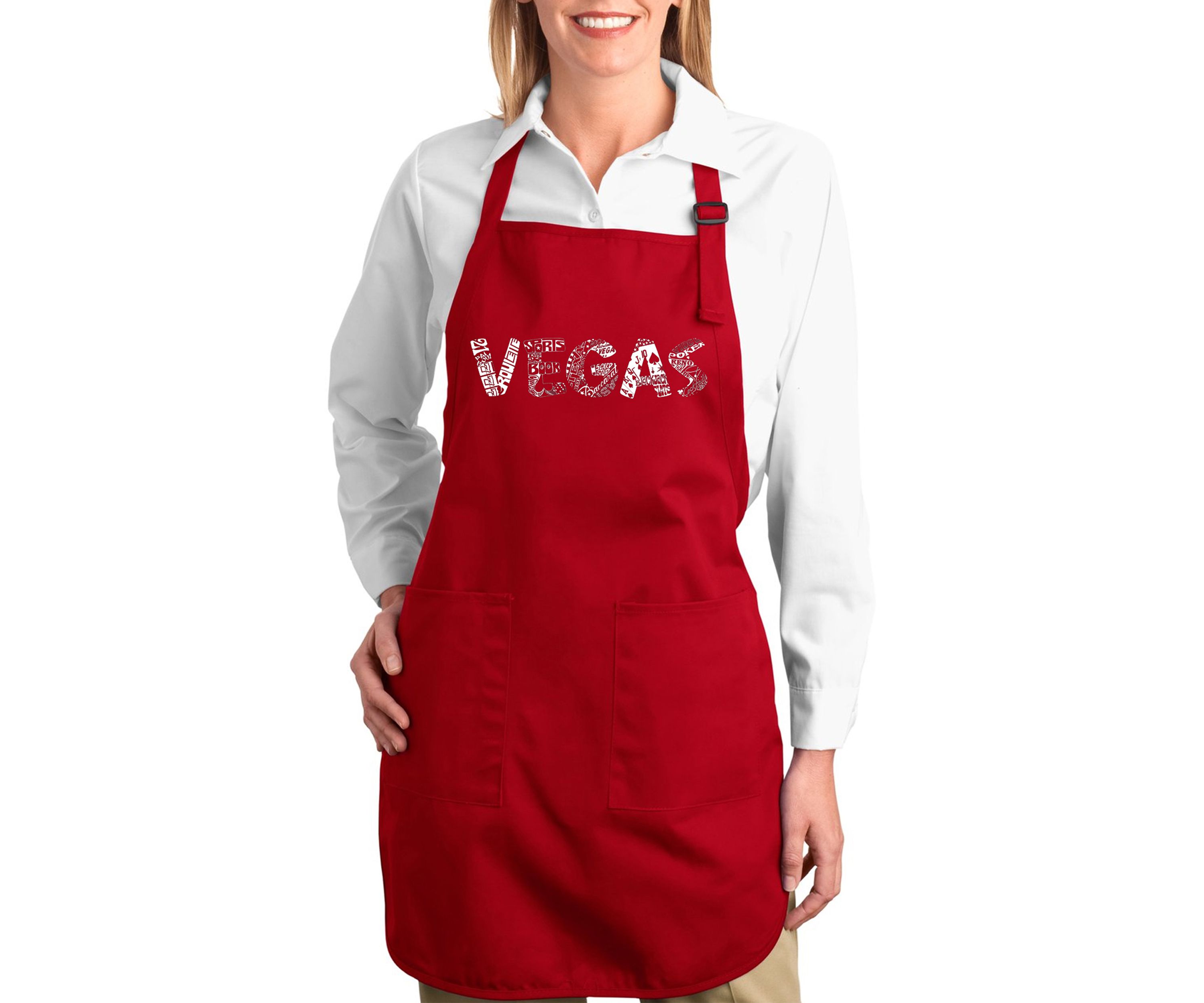 Full Length Word Art Apron - Vegas