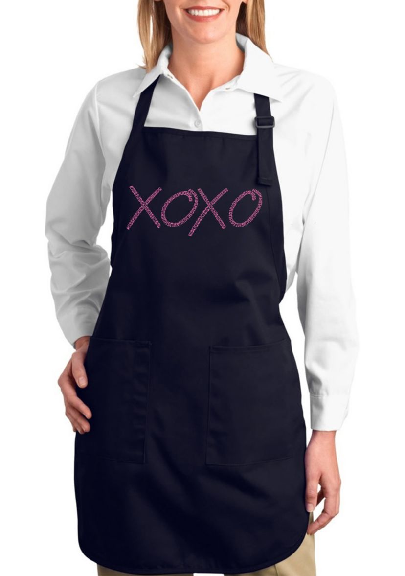 Full Length Word Art Apron - XOXO