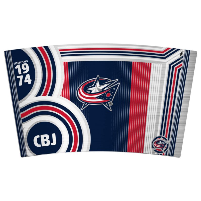 NHL Columbus Bluejackets 18oz Cool Vibes Roadie Tumbler