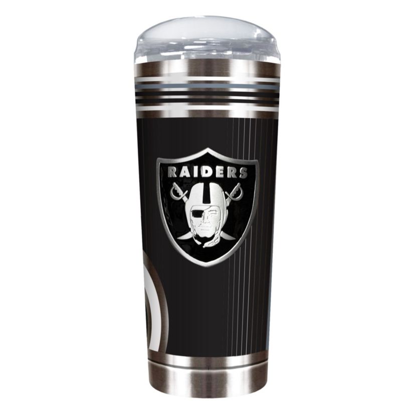 Oakland Raiders NFL Las Vegas Raiders  18oz Cool Vibes Roadie Tumbler