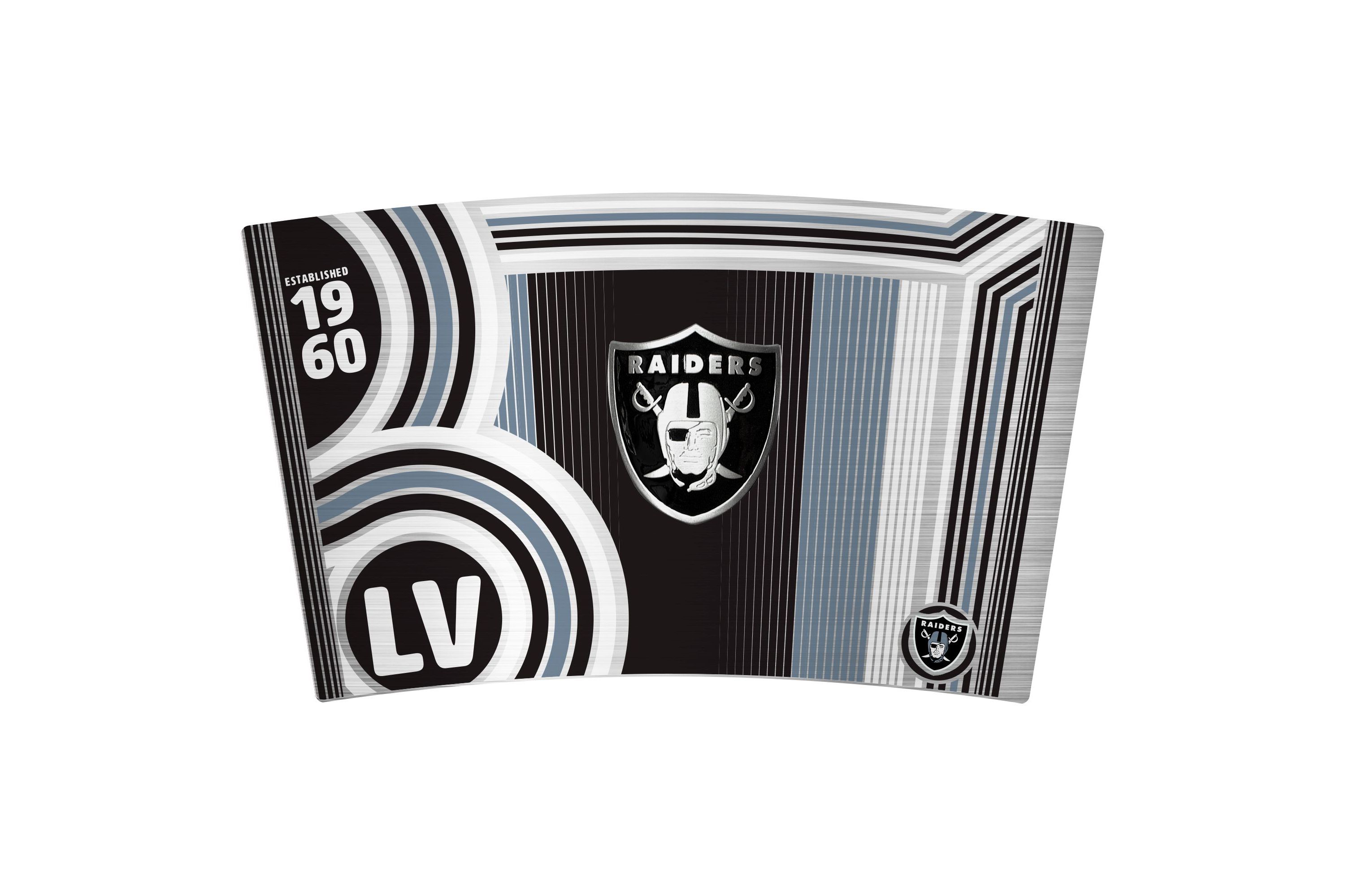 Oakland Raiders NFL Las Vegas Raiders  18oz Cool Vibes Roadie Tumbler
