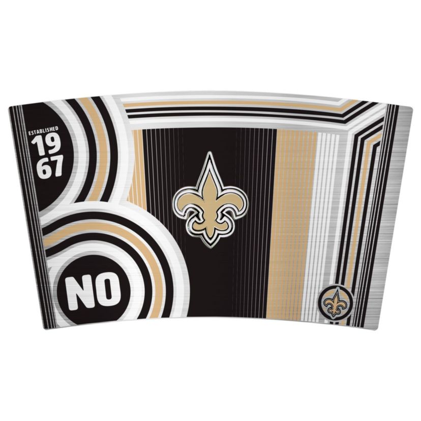 NFL New Orleans Saints 18oz Cool Vibes Roadie Tumbler