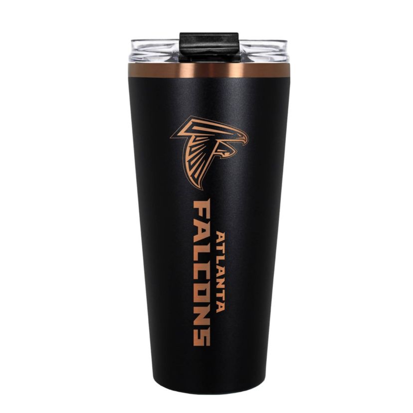 NFL Atlanta Falcons 32oz Black and Copper Big Slim Travel Tumbler