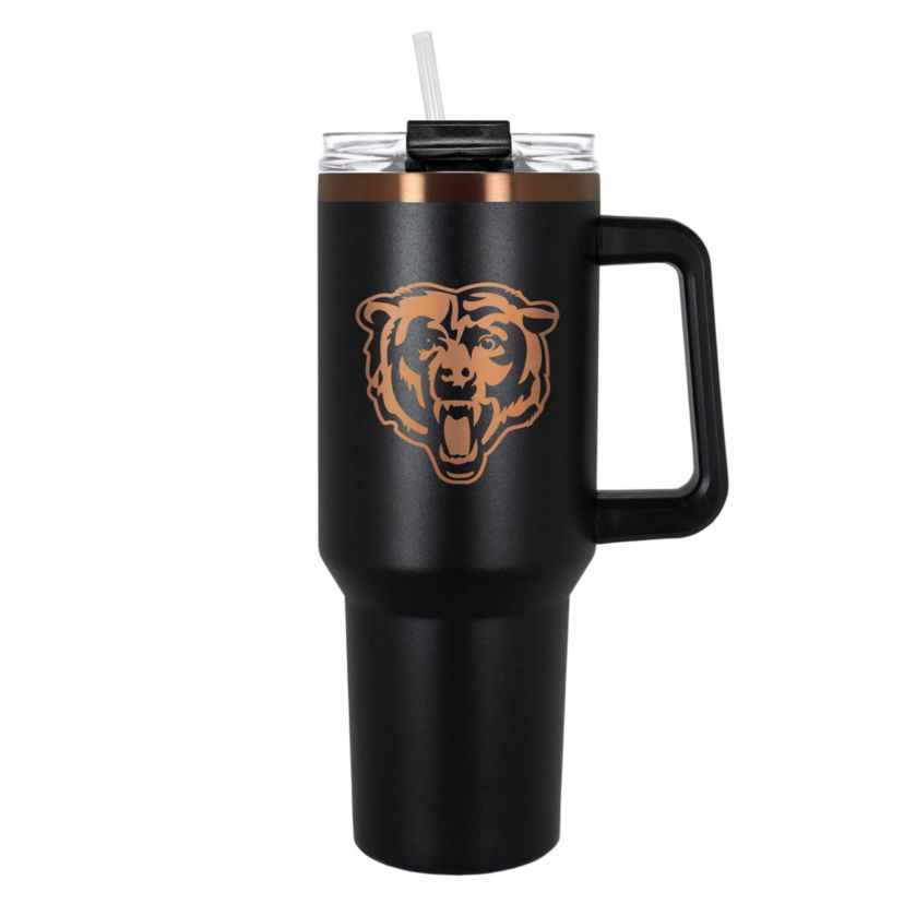 NFL Chicago Bears 40oz Black and Crème Colossus Travel Mug