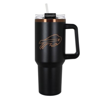 Great American Products NFL Buffalo Bills 40oz Black and Crème Colossus Travel Mug