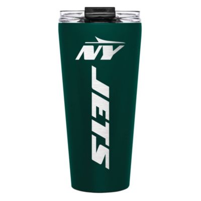 Great American Products NFL New York Jets 32oz Team Color Big Slim Travel Tumbler