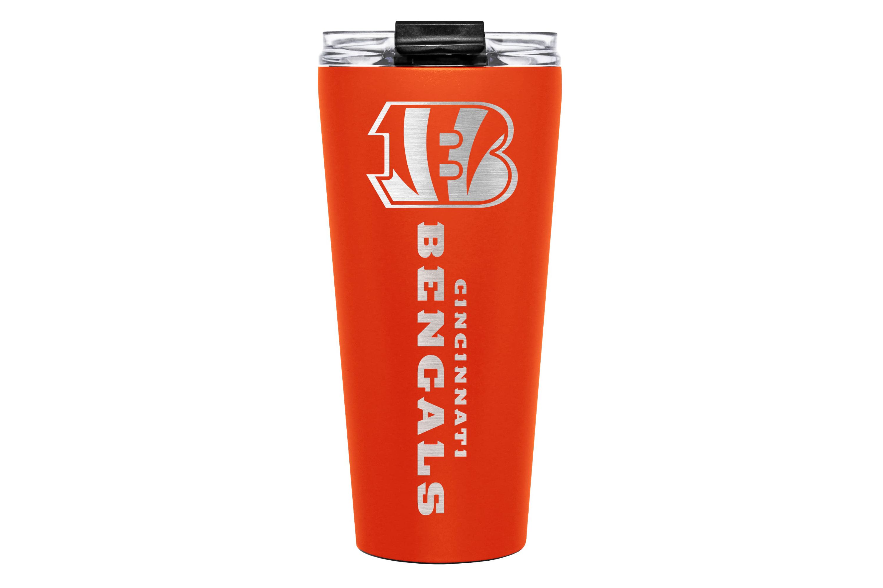 NFL Cincinnati Bengals 32oz Team Color Big Slim Travel Tumbler