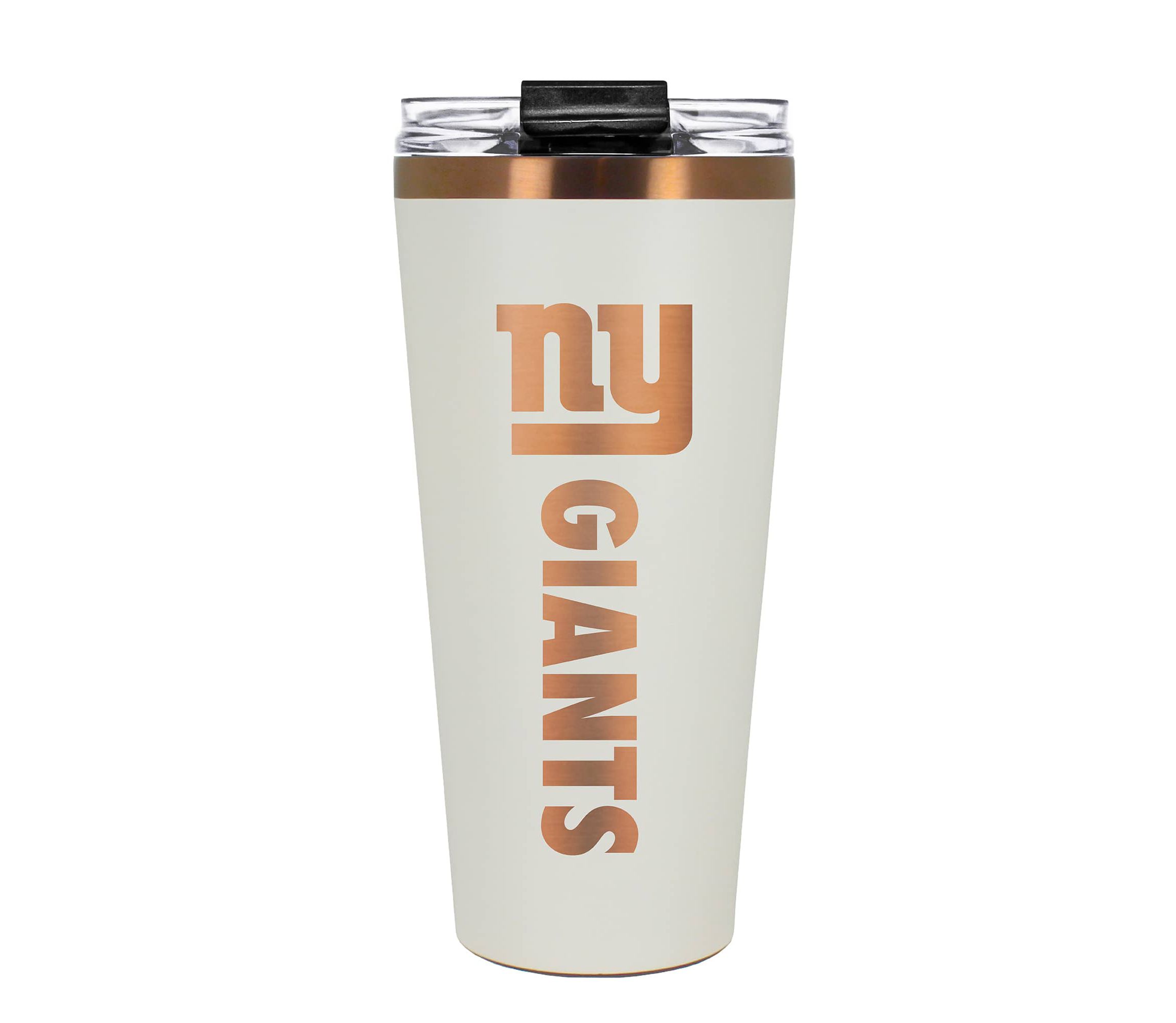 NFL New York Giants 32oz Copper and Crème Big Slim Travel Tumbler