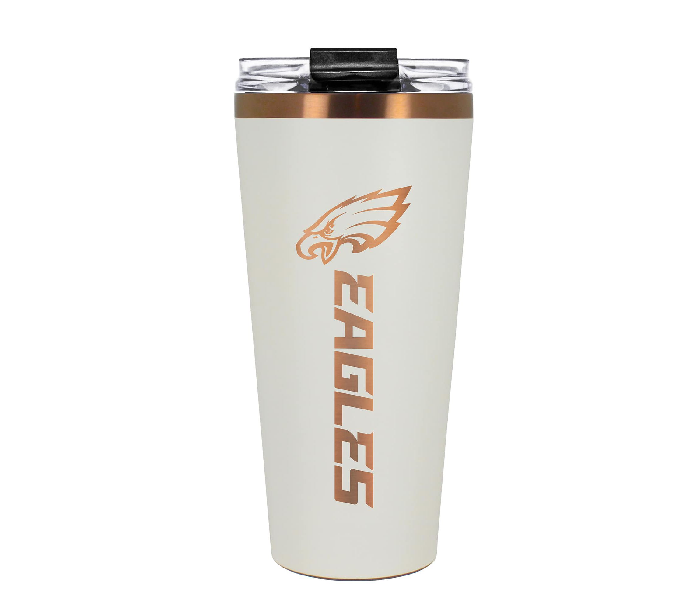 NFL Philadelphia Eagles 32oz Copper and Crème Big Slim Travel Tumbler
