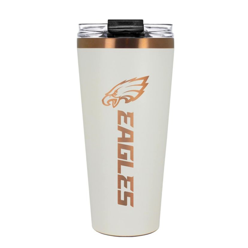 NFL Philadelphia Eagles 32oz Copper and Crème Big Slim Travel Tumbler