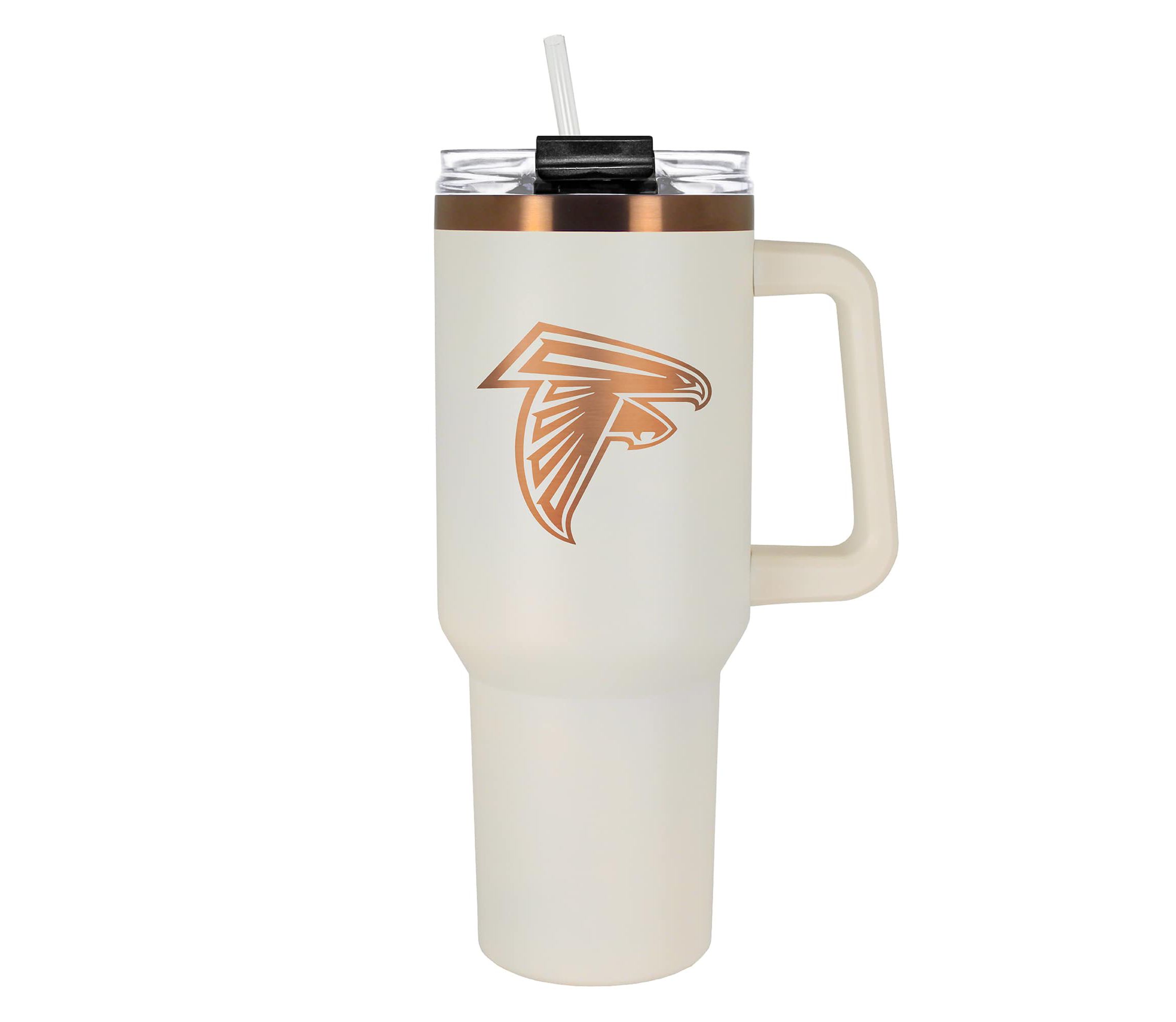 NFL Atlanta Falcons 40oz Copper and Crème Colossus Travel Mug