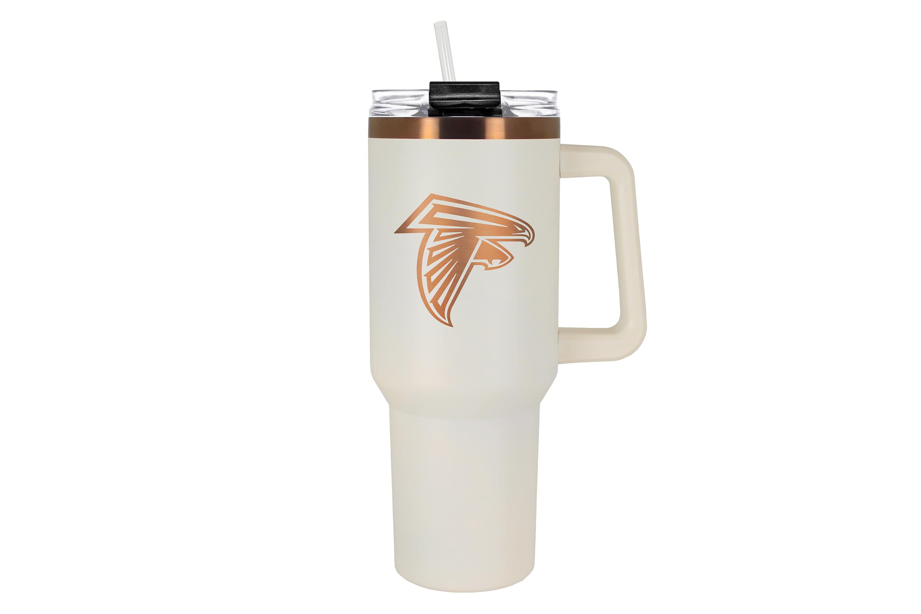 NFL Atlanta Falcons 40oz Copper and Crème Colossus Travel Mug