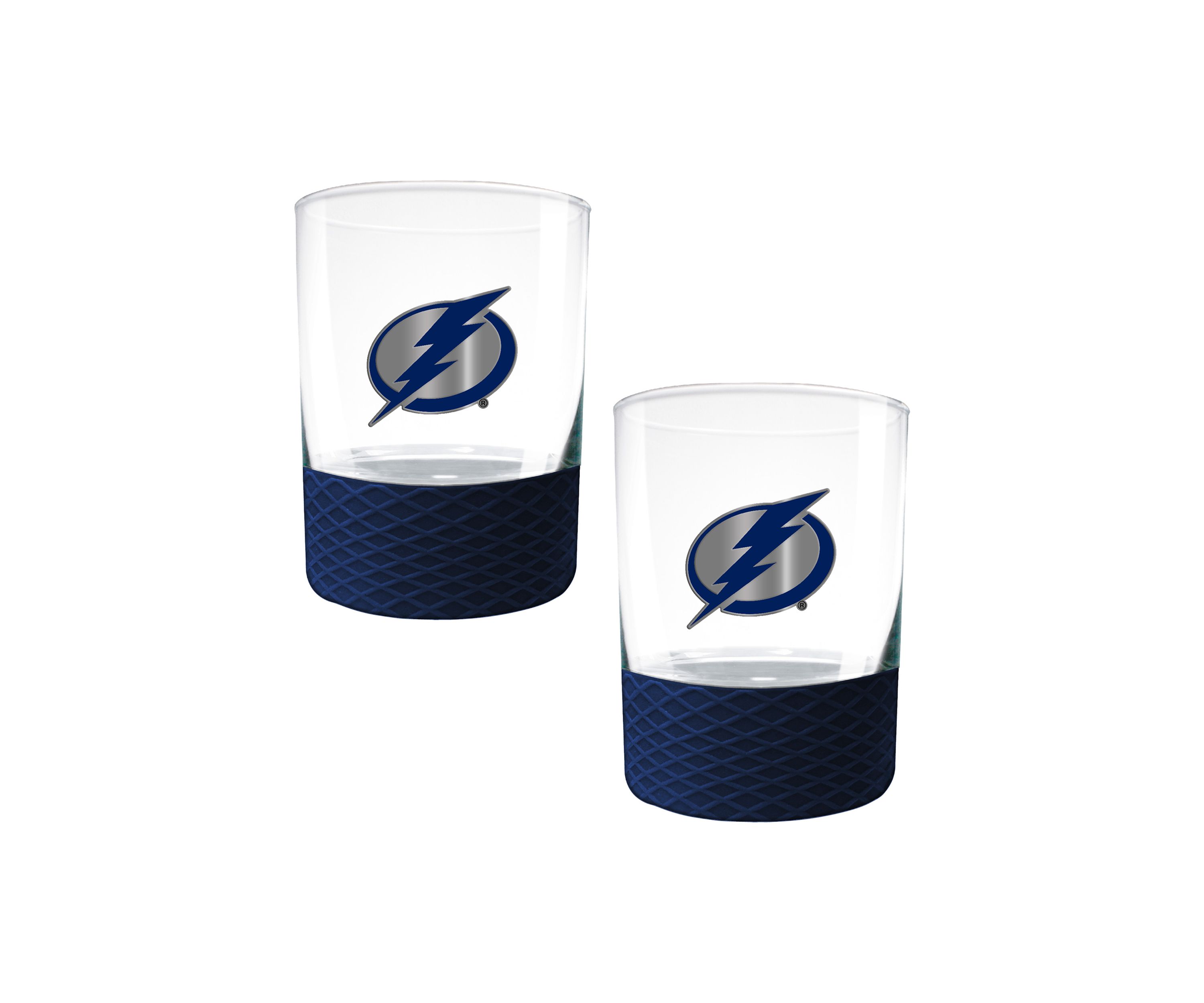 NHL Lightning 2-Piece Commissioner Glass Set