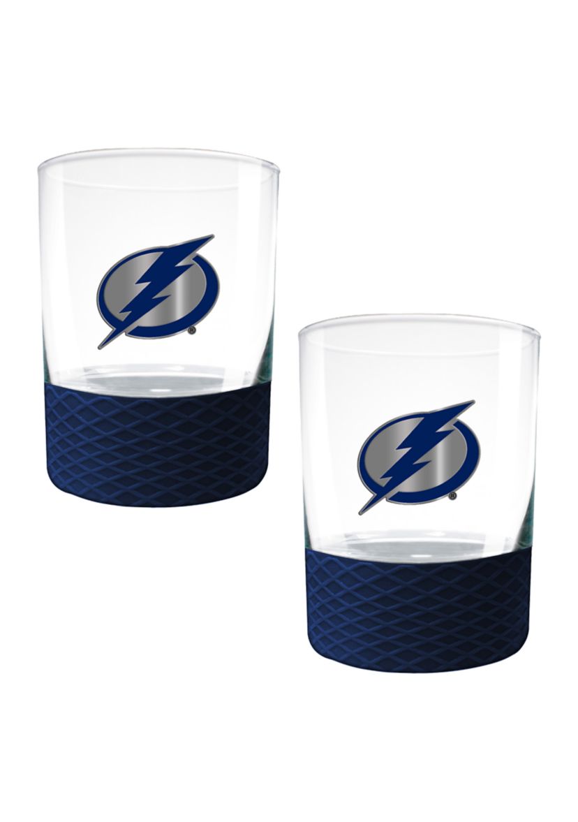 NHL Lightning 2-Piece Commissioner Glass Set